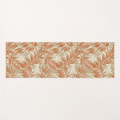 Tropische ruimtecoördinaten — Palmbladeren en stam Yogamat (Voorkant (horizontaal))