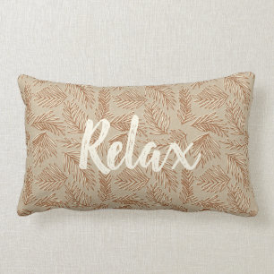 Tropische ruimtecoördinaten - Palmbladeren omkeer Kussen