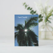 Tropische rust Florida Briefkaart (Staand voorkant)