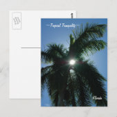 Tropische rust Florida Briefkaart (Voorkant / Achterkant)