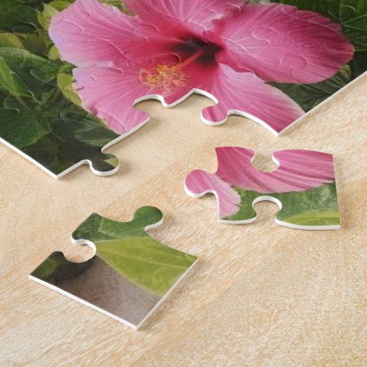 Tropische rust Palm Tree Paradise Legpuzzel (Zijkant)