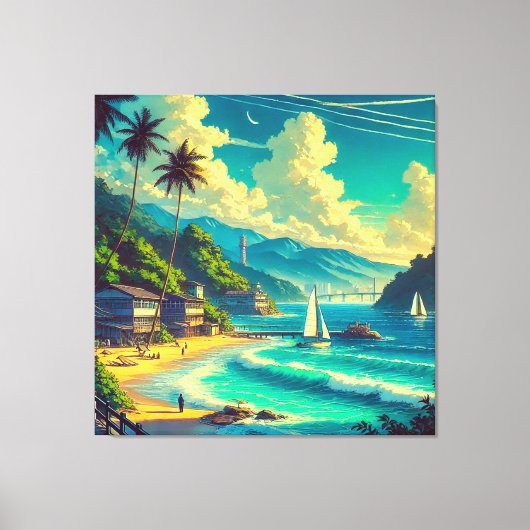 Tropische Ryukyu dromen Canvas Afdruk (Voorkant)