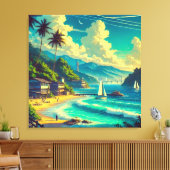 Tropische Ryukyu Dromen Canvas Afdruk (Insitu (Woonkamer))