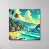 Tropische Ryukyu Dromen Canvas Afdruk (Voorkant)