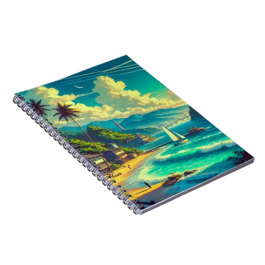 Tropische Ryukyu dromen Notitieboek (Rechterzijde)