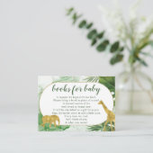 Tropische Safari Books for Baby Enclosure Kaart (Staand voorkant)