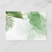 Tropische Safari Books for Baby Enclosure Kaart (Achterkant)