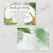 Tropische Safari Books for Baby Enclosure Kaart (Voorkant / Achterkant)