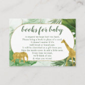 Tropische Safari Books for Baby Enclosure Kaart (Voorkant)
