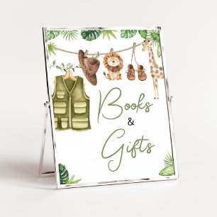 Tropische Safari Oerwoud Dieren Boeken en geschenk Poster