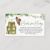 Tropische Safari Oerwoud Dieren Boeken voor Baby Informatiekaartje (Voorkant)