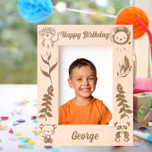 Tropische Safari Oerwoud Dieren Kinderen Verjaarda Gegraveerde Lijstjes