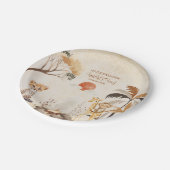 Tropische Safari Wilde één Oerwoud dieren in de ba Papieren Bordje (Gekanteld)