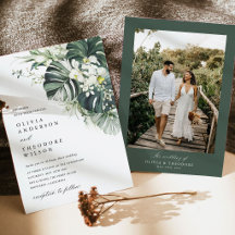 Tropische Saliegroen Monstera Foto Achterkant Trou