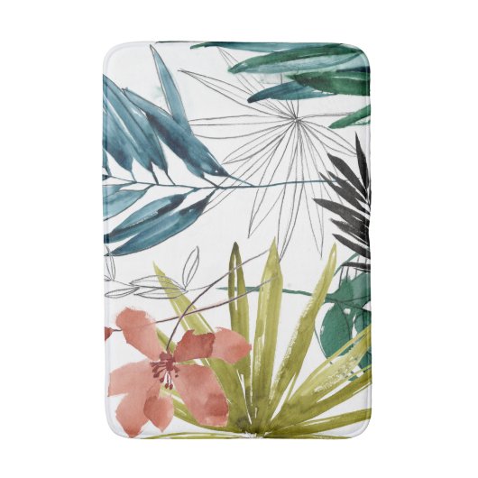 Tropische samenstelling badmat (Voorkant Verticaal)