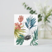 Tropische samenstelling briefkaart (Staand voorkant)