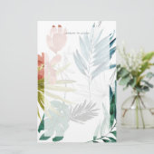 Tropische samenstelling briefpapier (Staand voorkant)