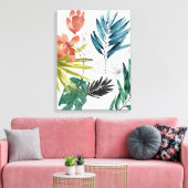Tropische samenstelling canvas afdruk (Insitu (Woonkamer))