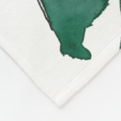 Tropische samenstelling fleece deken (Hoek)