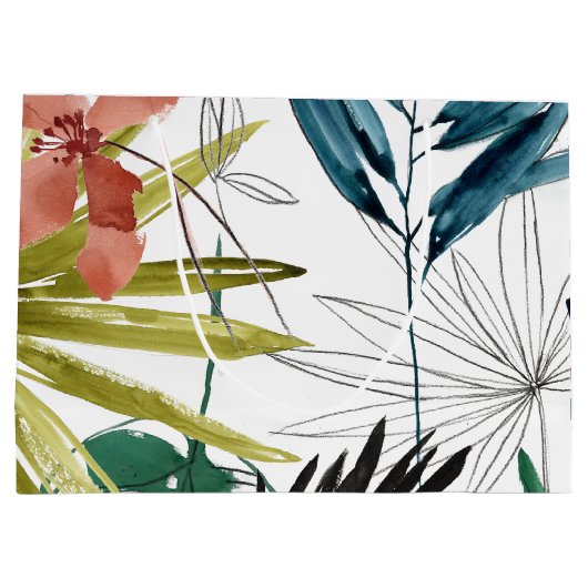 Tropische samenstelling groot cadeauzakje (Achterkant)