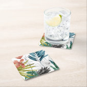 Tropische samenstelling kartonnen onderzetters (Insitu)