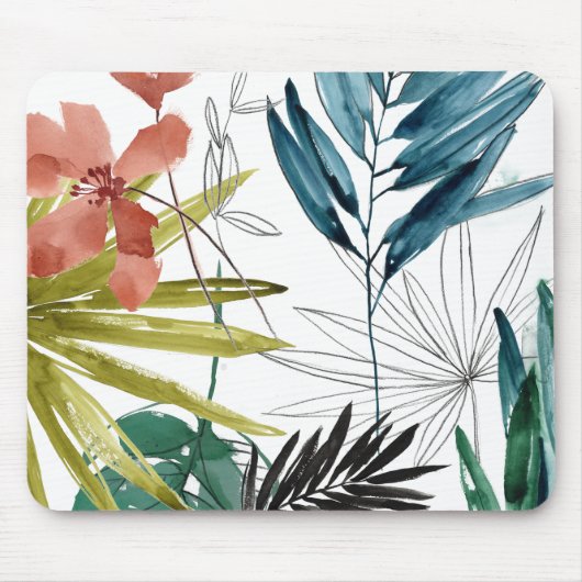 Tropische samenstelling muismat (Voorkant)