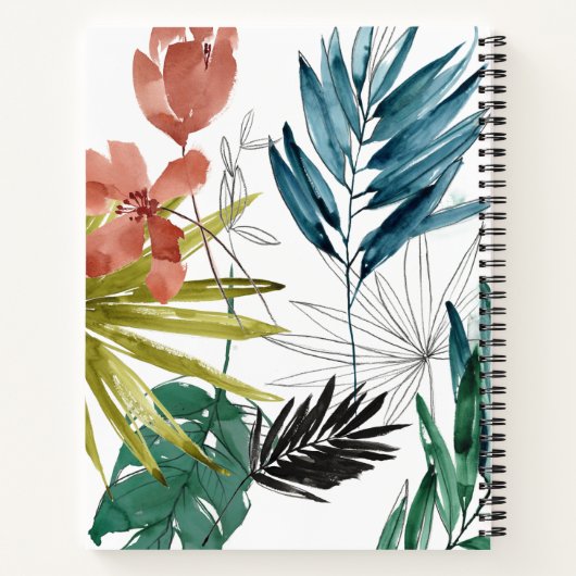 Tropische samenstelling notitieboek (Achterkant)