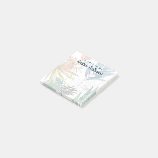 Tropische samenstelling post-it® notes (Schuin)