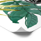 Tropische samenstelling poster (Hoek)