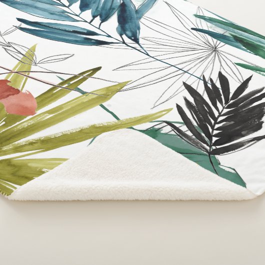 Tropische samenstelling sherpa deken (3/4)