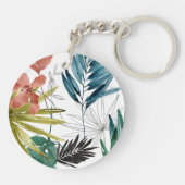 Tropische samenstelling sleutelhanger (Achterkant)