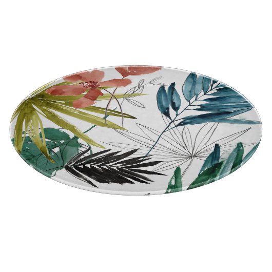 Tropische samenstelling snijplank (Hoek)