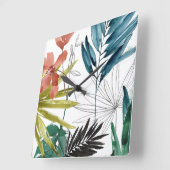 Tropische samenstelling vierkante klok (Hoek)