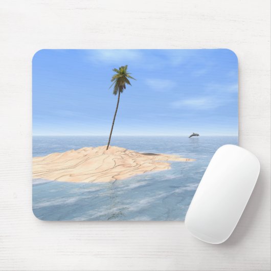 "Tropische Sandbar" Mousepad Muismat (Met muis)
