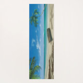 Tropische Sandy Beach Paradise Yoga Mat (Achterkant)