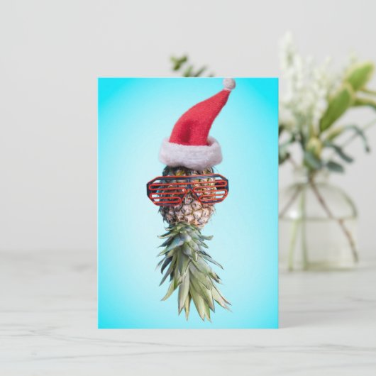 Tropische Santa Pineappel (Staand voorkant)