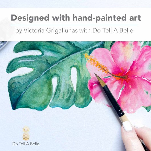 Tropische save de datum voor de bruiloft save the date