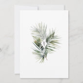 Tropische Save The Date - Destination Wedding Kaart (Achterkant)