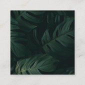 Tropische Scan QR-code RSVP Bestemmingshuwelijk Informatiekaartje (Achterkant)