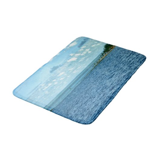 Tropische scène badmat (Gekanteld)