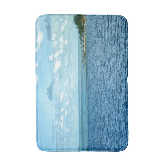 Tropische scène badmat (Voorkant Verticaal)