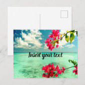  tropische scène briefkaart (Voorkant / Achterkant)