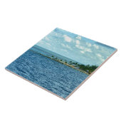 Tropische scène tegeltje (Zijkant)