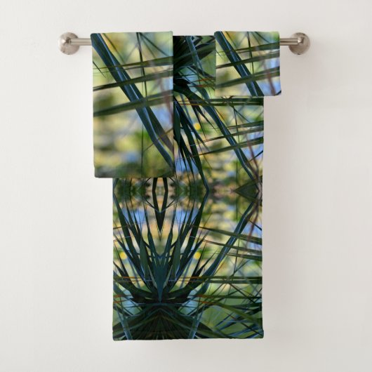 Tropische schaduwen bad handdoek (Insitu)