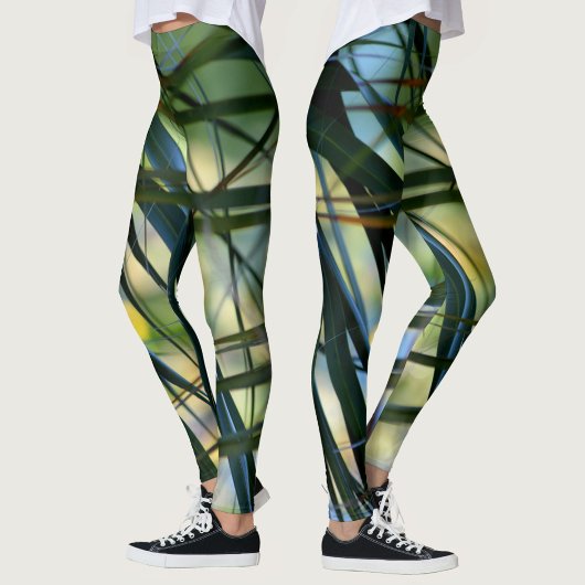 Tropische schaduwen leggings