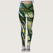 Tropische schaduwen leggings (Voorkant)