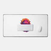 Tropische Schedel Vibe Bureaumat (Keyboard & Muis)