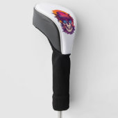 Tropische Schedel Vibe Golfheadcover (Schuin)