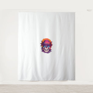 Tropische schedelvibe wandkleed
