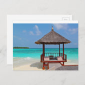 Tropische schelp briefkaart (Voorkant / Achterkant)